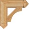 Ekena Millwork Westlake Arts & Crafts Rough Sawn Bracket, Western Red Cedar, 4"W x 16"D x 16"H BKT04X16X16WTL03RWR - alternate 3